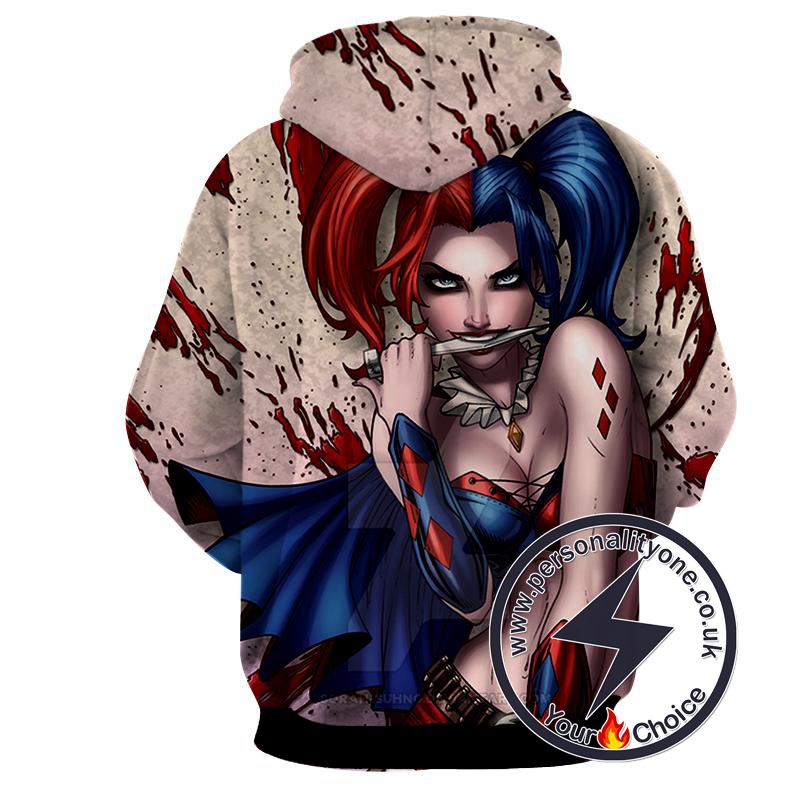 Harley Quinn - Harley Quinn 3D - Hoodies